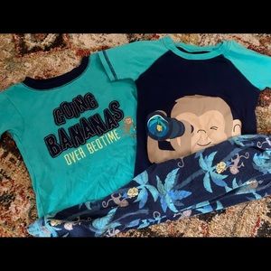 7 sets of 2T boys pajamas